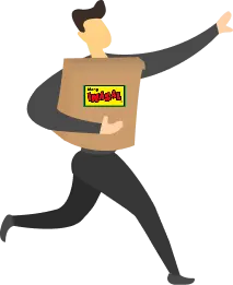Man holding Mang Inasal Bag